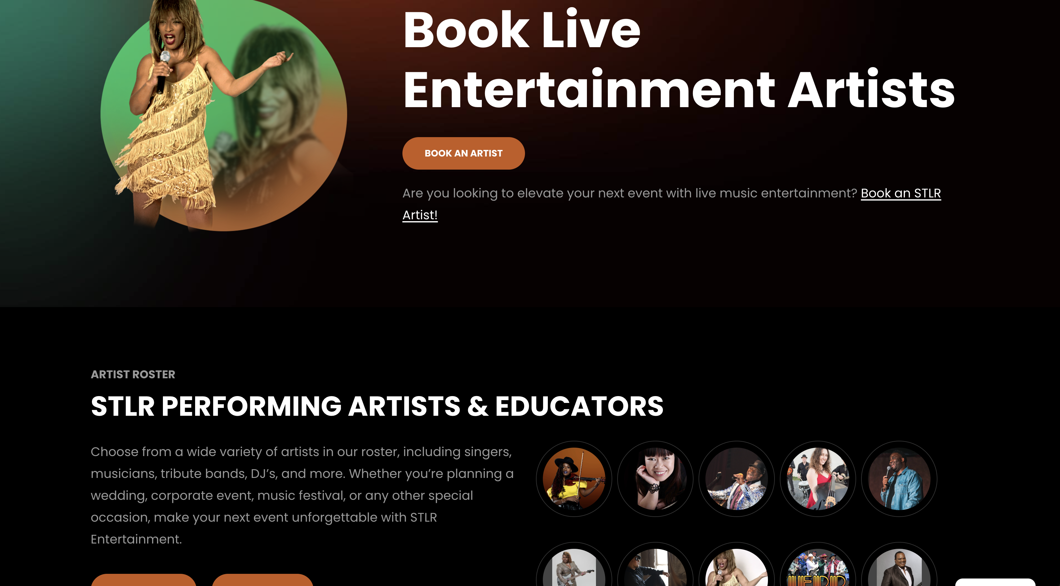 Homepage screenshot